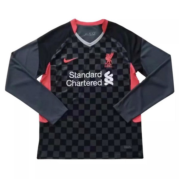 Tailandia Camiseta Liverpool 3ª ML 2020/21 Negro